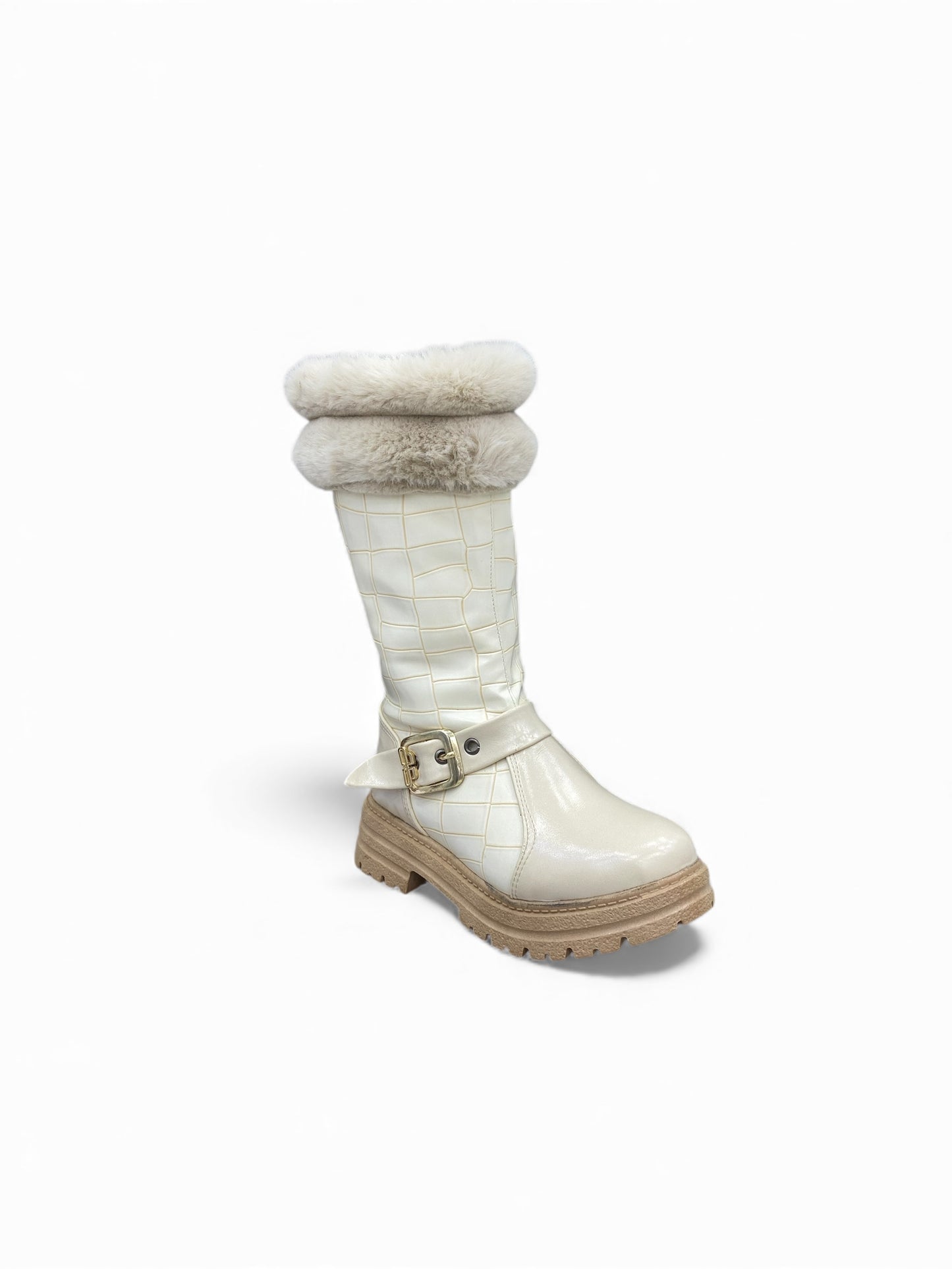 Kids faux fur boot